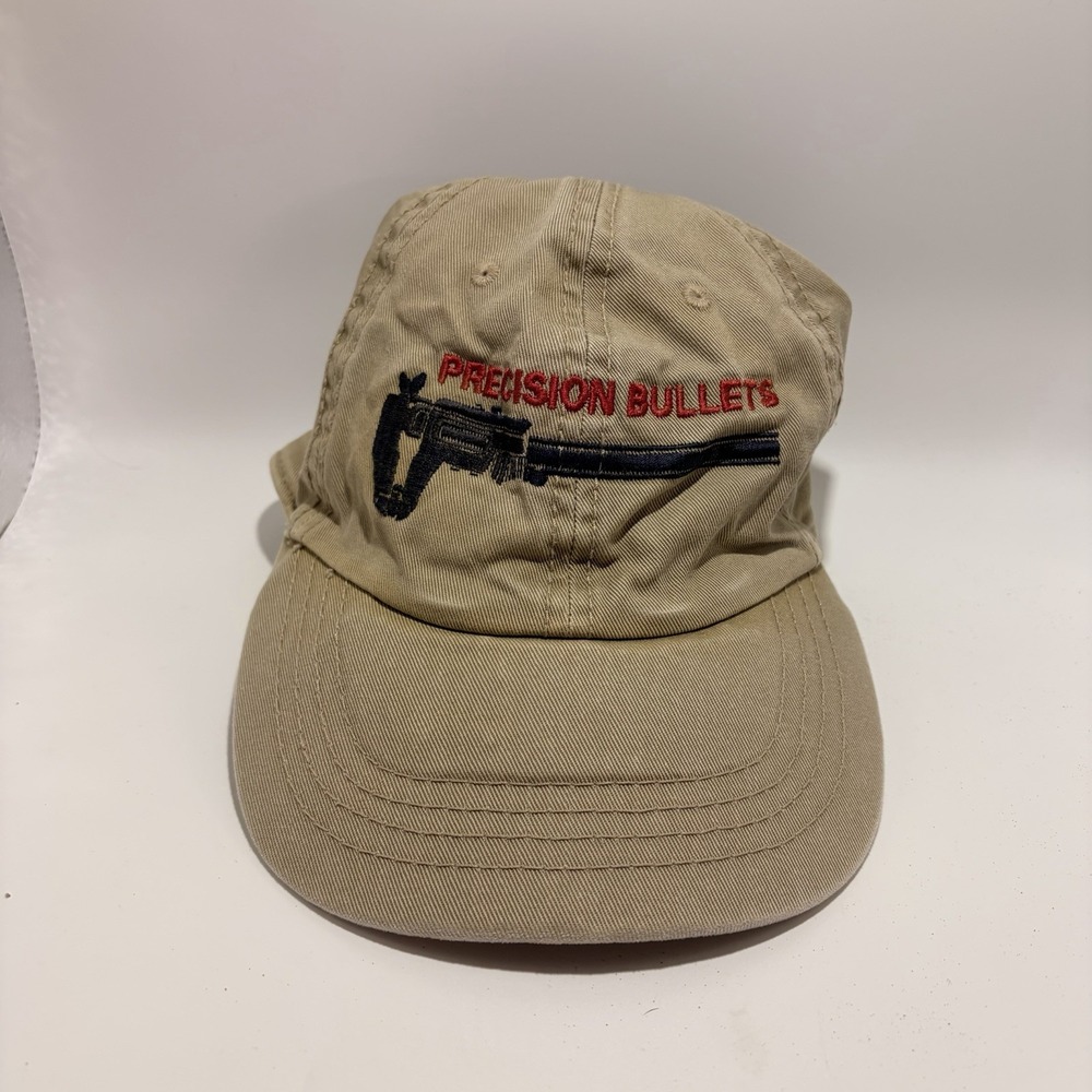 OTTO Precision Bullets Rifle Embroidered Tan Adjustable Cap USA Flag Hat